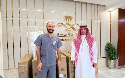مبادرة توزيع العربيات الطبية تزامنًا مع اليوم العالمي للعمل الإنساني