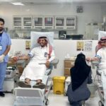 منسوبي العون الخيرية يتبرعون بالدم ضمن الحملة الوطنية السنوية للتبرع بالدم